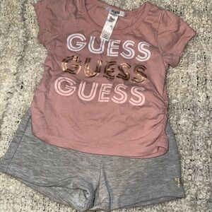 Guess Pink and Gold Baby Set